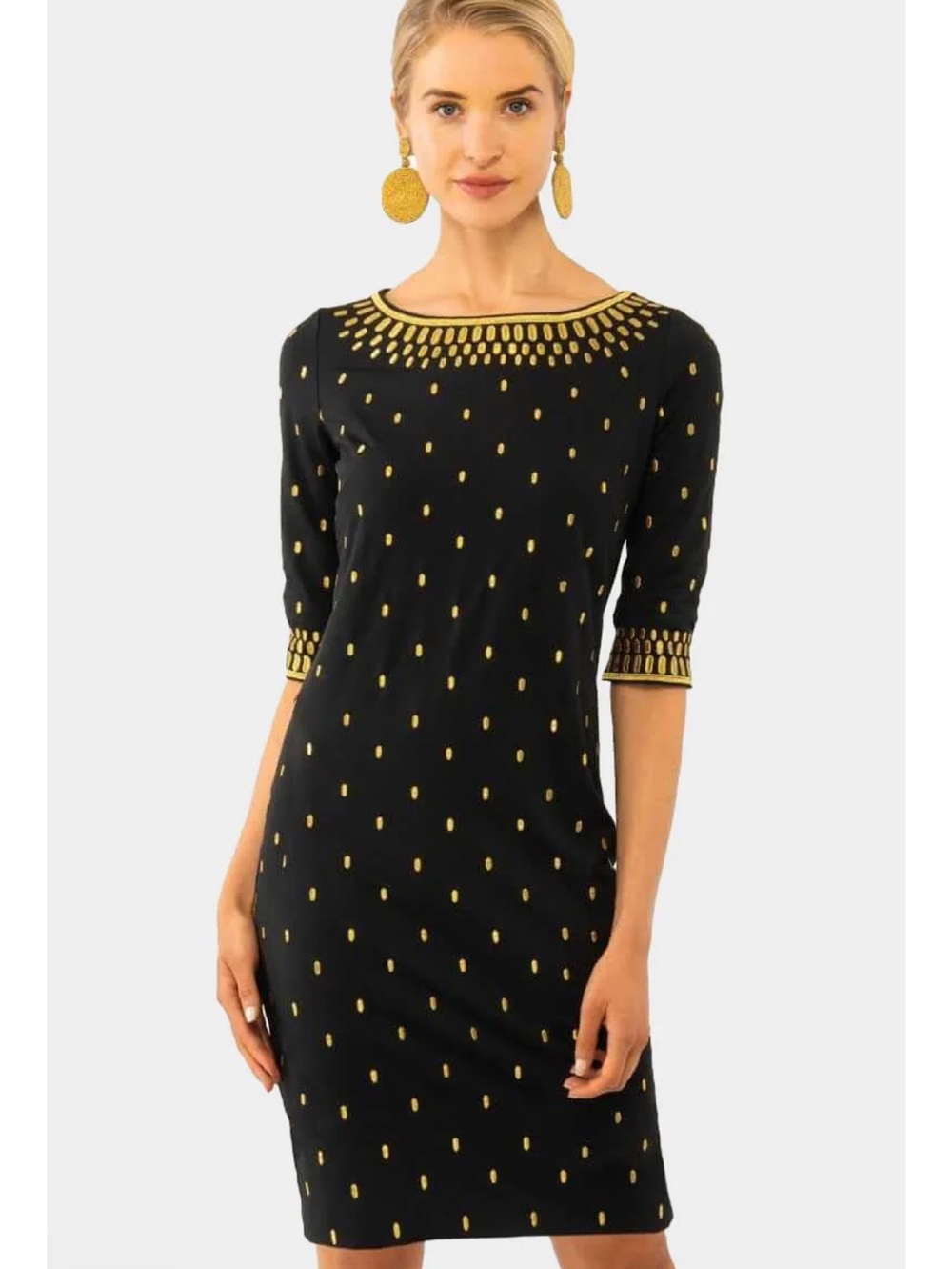 Gretchen Scott Rocket Girl Dress Black & Gold Party NYE
Christmas Holidays